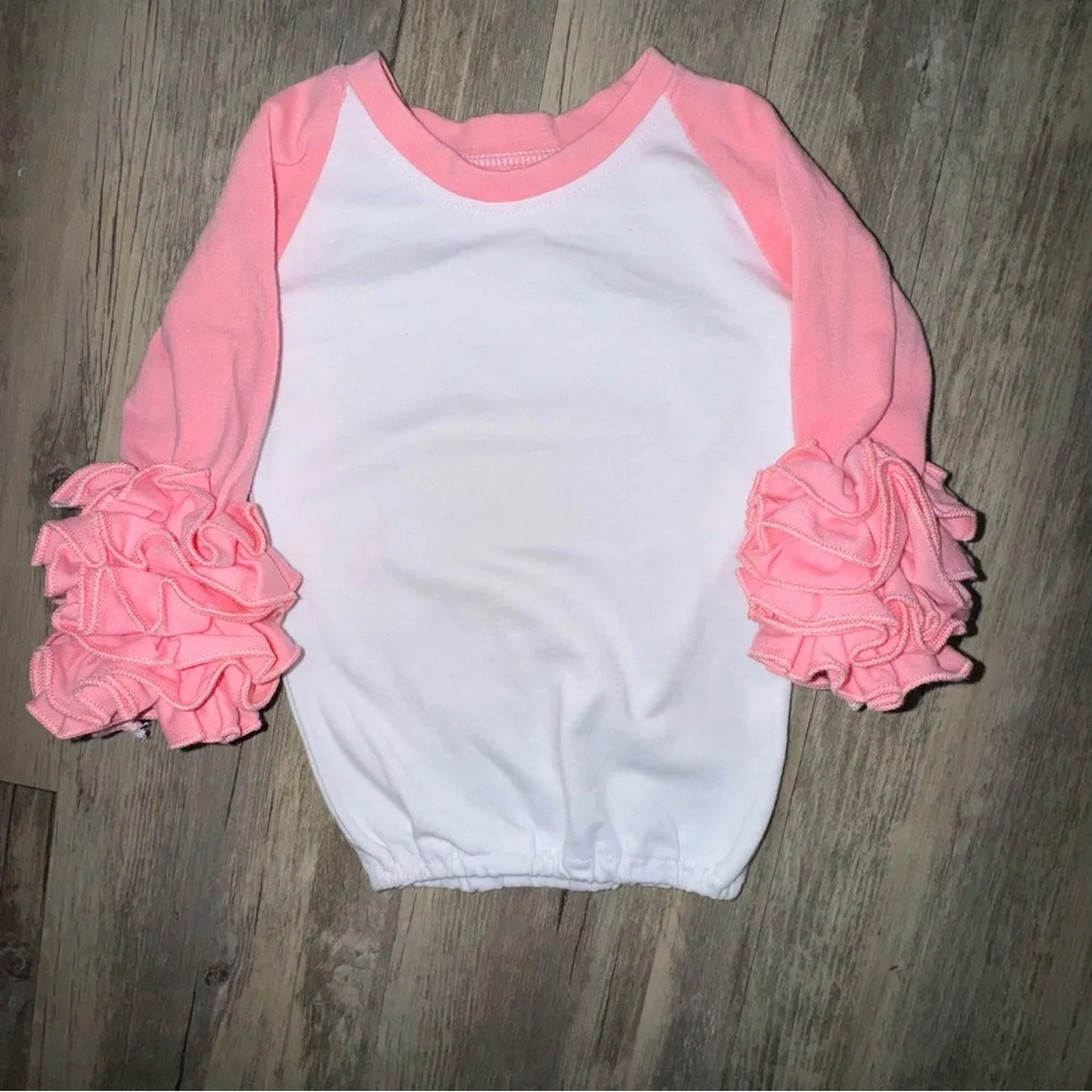 ☀️6/$20☀️Baby Ruffle Sleeve Nightgown